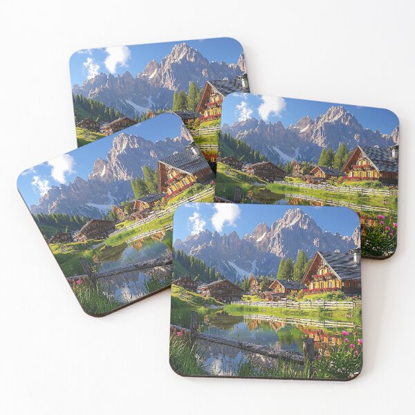 Item preview, Sunrise in the Dolomites Majestic Peaks and Alpine Serenity designed and sold by daila70.