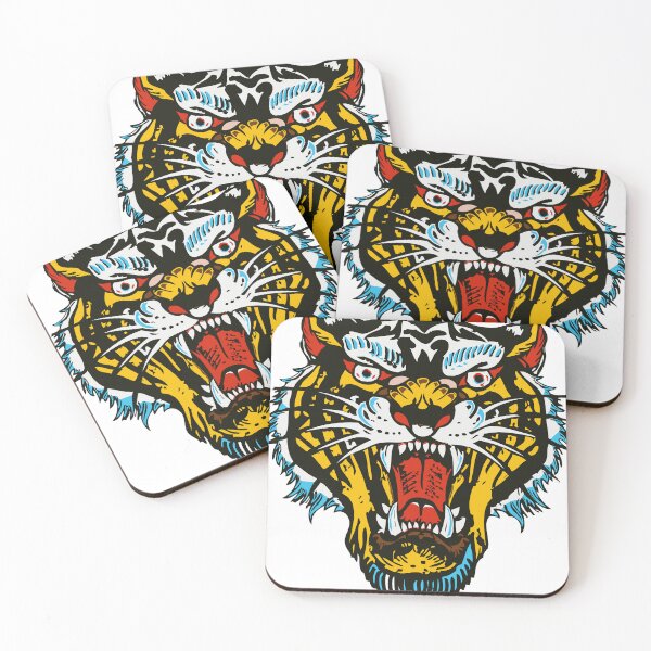 Item preview, tiger tattoo old school vintage designed and sold by Achille3777.