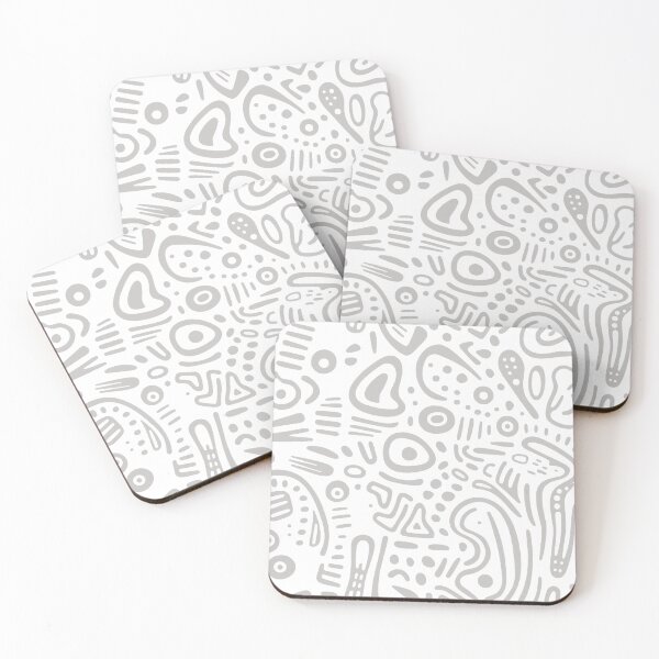 Item preview, Gray and white pattern designed and sold by elhamart.