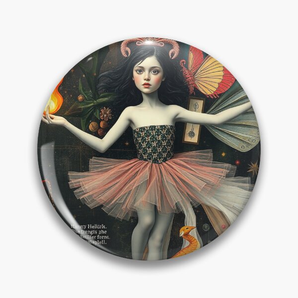 Aperçu de l'œuvre Ballerine en feu créée et vendue par Chantalou Roger.