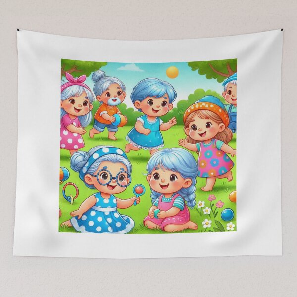 Item preview, Bluey Grannies – Adorable Granny Dress-Up Design designed and sold by dreambigdrive38.