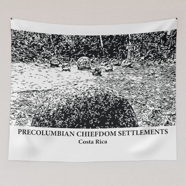 Item preview, Precolumbian Chiefdom Settlements - Costa Rica designed and sold by Lakeric Cityscapes.