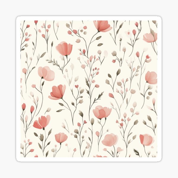 Item preview, Whispers of Spring – Watercolor Floral Charm Pattern designed and sold by LineNLore.