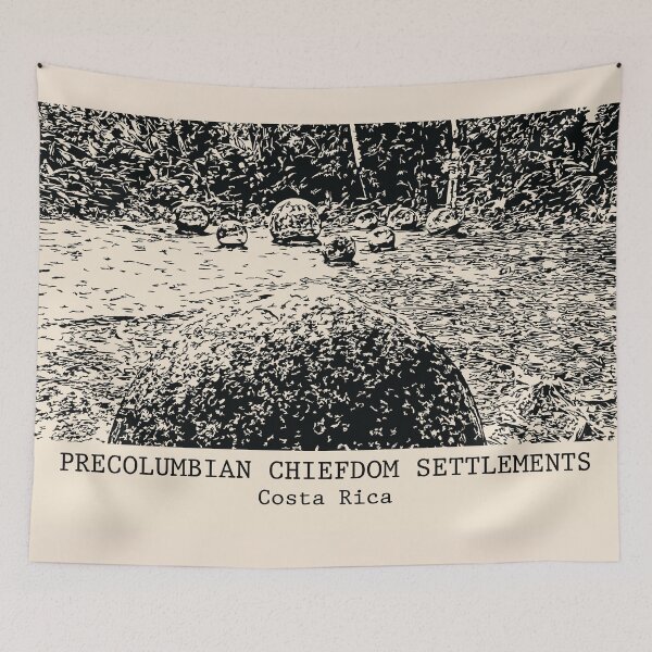 Item preview, Precolumbian Chiefdom Settlements - Costa Rica designed and sold by Lakeric Cityscapes.
