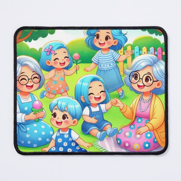Item preview, Bluey Grannies – Adorable Granny Dress-Up Design" designed and sold by dreambigdrive38.