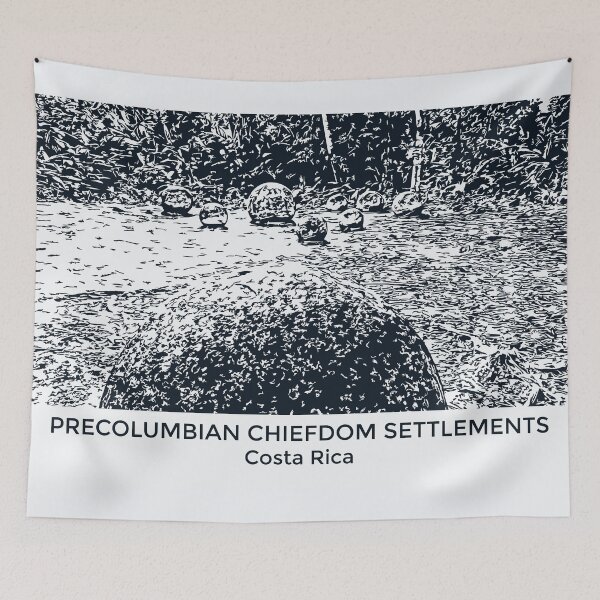 Item preview, Precolumbian Chiefdom Settlements - Costa Rica designed and sold by Lakeric Cityscapes.
