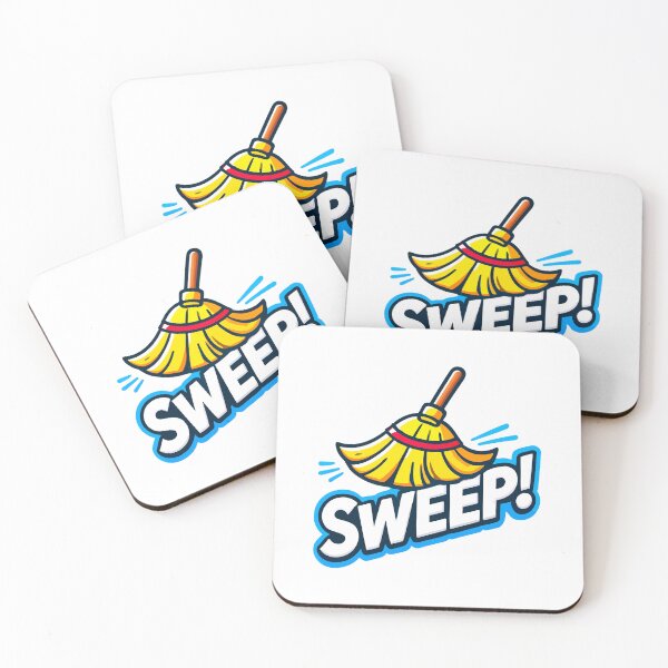 Item preview, Sweep Broom Typography designed and sold by Akioos.