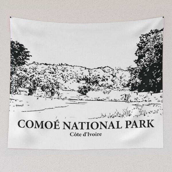 Item preview, Comoé National Park - Côte d'Ivoire designed and sold by Lakeric Cityscapes.