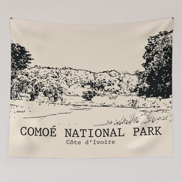 Item preview, Comoé National Park - Côte d'Ivoire designed and sold by Lakeric Cityscapes.