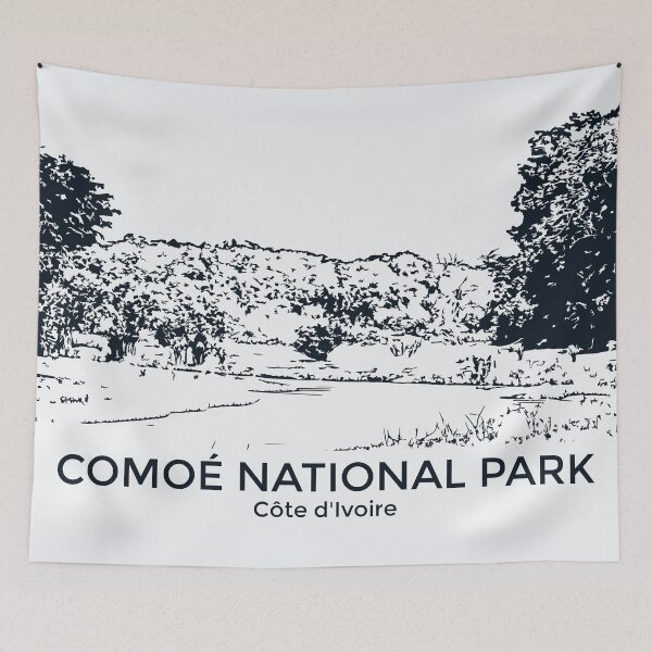 Item preview, Comoé National Park - Côte d'Ivoire designed and sold by Lakeric Cityscapes.