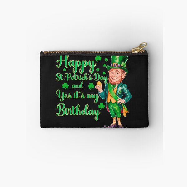 Item preview, Happy St. Patrick's Day And Yes It's My Birthday: A Festive Leprechaun designed and sold by elynne9.