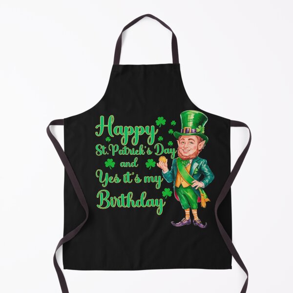 Item preview, Happy St. Patrick's Day  And Yes It's My Birthday: A Festive Leprechaun  designed and sold by elynne9.
