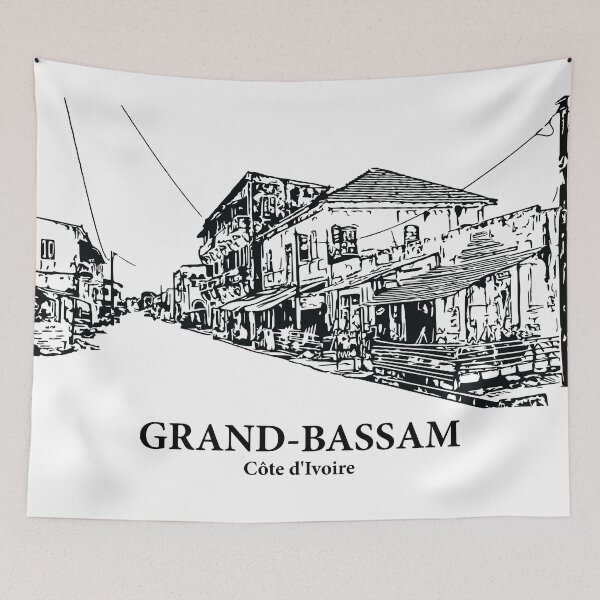 Item preview, Grand-Bassam - Côte d'Ivoire designed and sold by Lakeric Cityscapes.