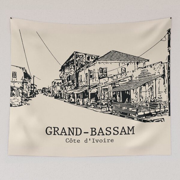 Item preview, Grand-Bassam - Côte d'Ivoire designed and sold by Lakeric Cityscapes.