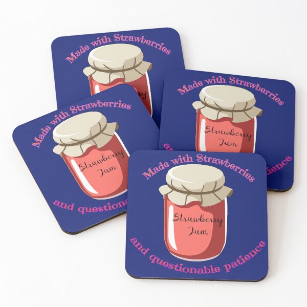 Item preview, Strawberry Jam in a jar canned designed and sold by JennyFinns.