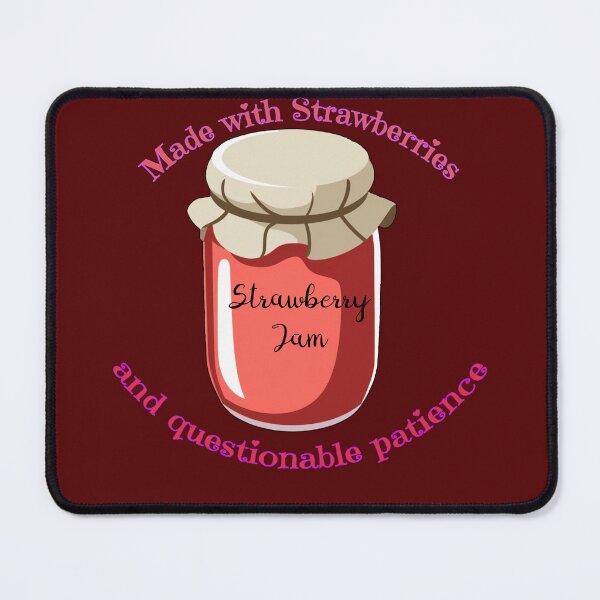 Item preview, Strawberry Jam in a jar canned designed and sold by JennyFinns.