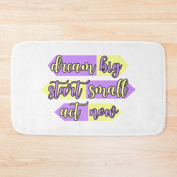 Item preview, Dream Big, Start Small, Act Now - Motivational Quote Design designed and sold by StickersOfficiel.