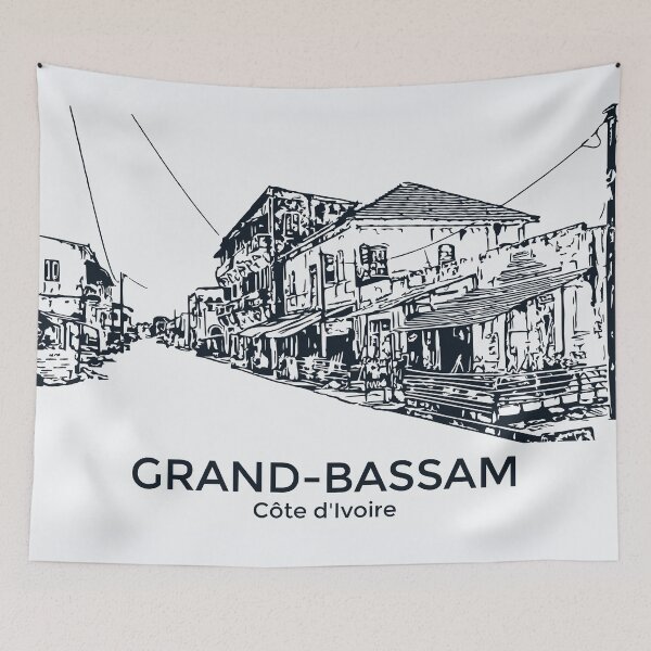 Item preview, Grand-Bassam - Côte d'Ivoire designed and sold by Lakeric Cityscapes.
