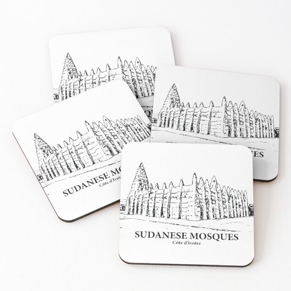 Item preview, Sudanese Mosques - Côte d'Ivoire designed and sold by Lakeric Cityscapes.