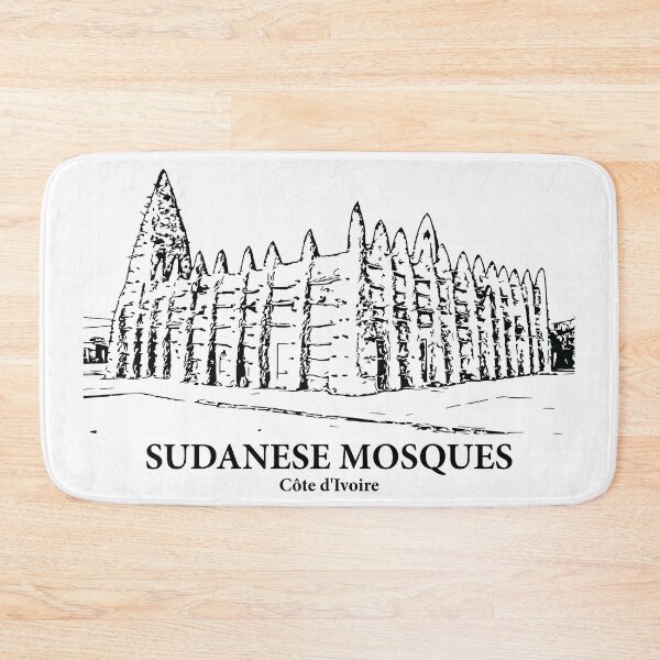 Item preview, Sudanese Mosques - Côte d'Ivoire designed and sold by Lakeric Cityscapes.