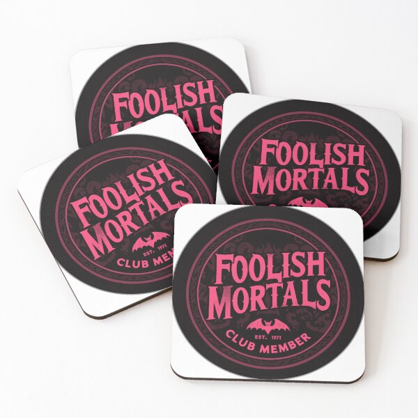 Item preview, Vintage Foolish Mortals Club Member - Blood Red designed and sold by SuperCaliFabulous™.