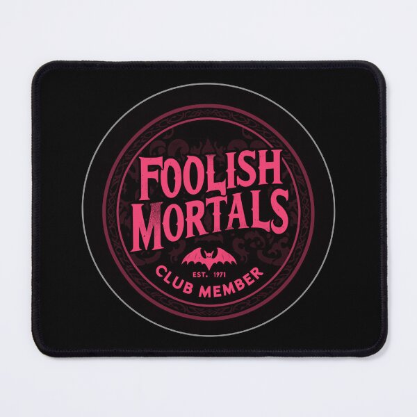 Item preview, Vintage Foolish Mortals Club Member - Blood Red designed and sold by SuperCaliFabulous™.