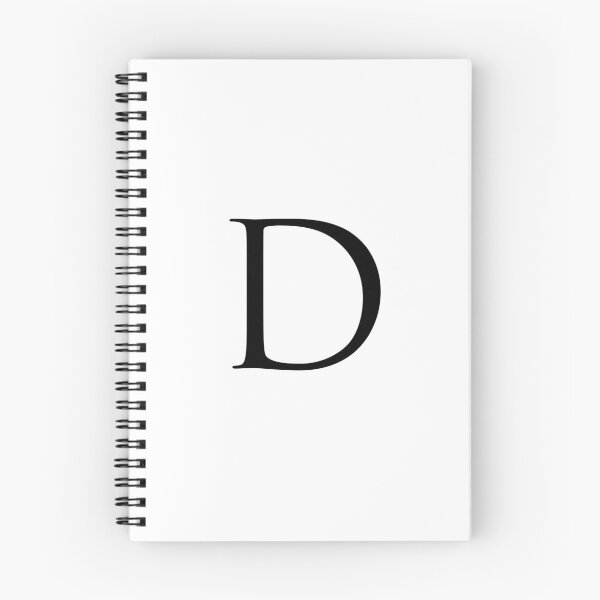 Item preview, Capital Letter D - Stylish Serif Font (Black) designed and sold by STUDIO-72.