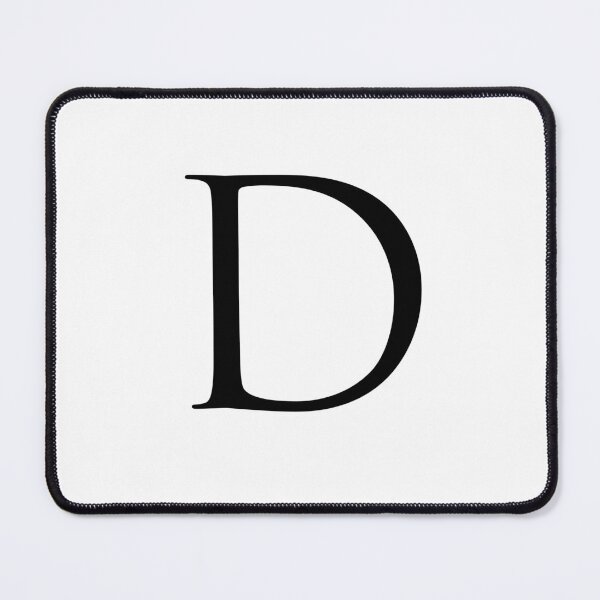 Item preview, Capital Letter D - Stylish Serif Font (Black) designed and sold by STUDIO-72.
