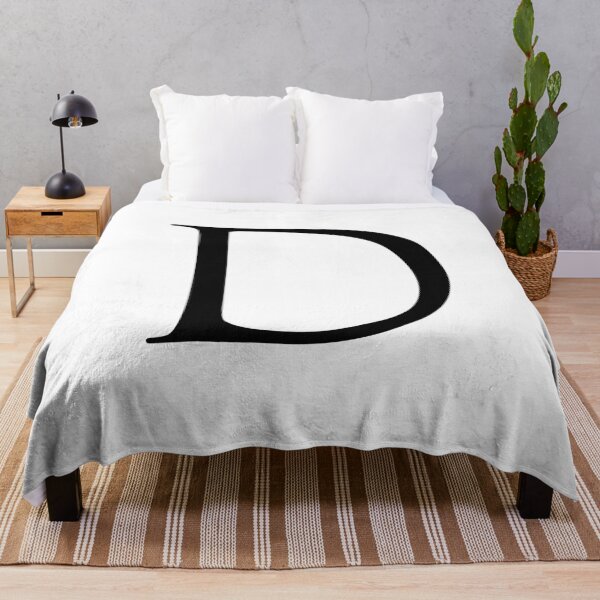 Item preview, Capital Letter D - Stylish Serif Font (Black) designed and sold by STUDIO-72.