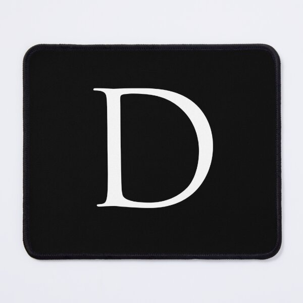 Item preview, Capital Letter D - Stylish Serif Font (White) designed and sold by STUDIO-72.