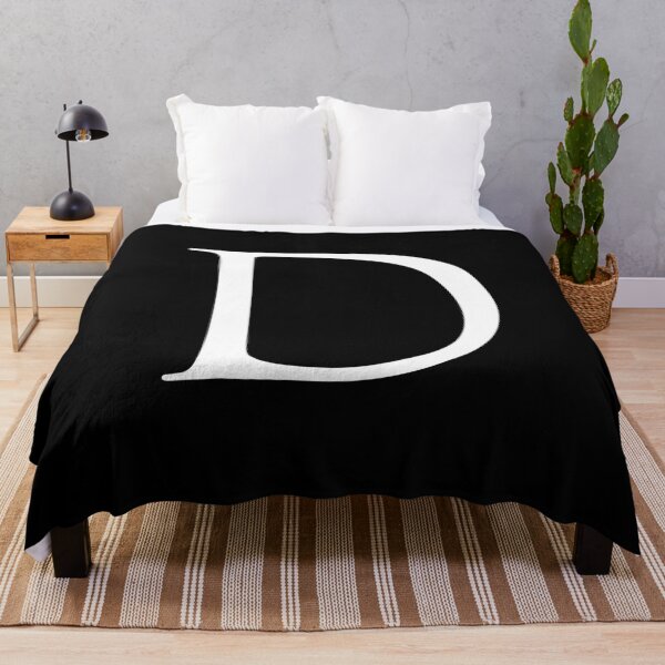 Item preview, Capital Letter D - Stylish Serif Font (White) designed and sold by STUDIO-72.