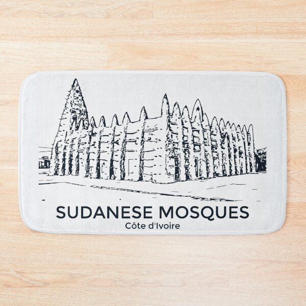 Item preview, Sudanese Mosques - Côte d'Ivoire designed and sold by Lakeric Cityscapes.