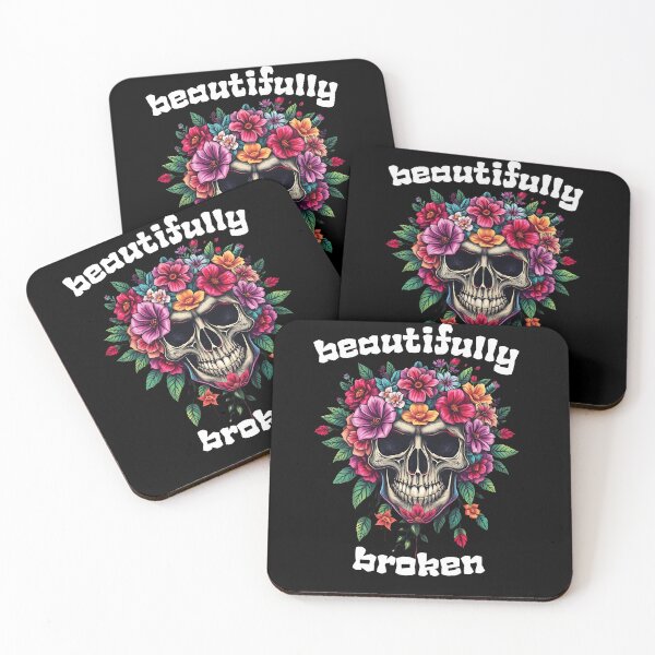 Item preview, Beautifully Broken: Floral Skull designed and sold by GracefulPODshop.