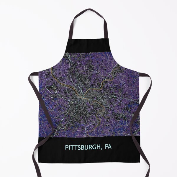Item preview, Pittsburgh, PA 100K Topographical Map Dark designed and sold by PGHPhotoCo.