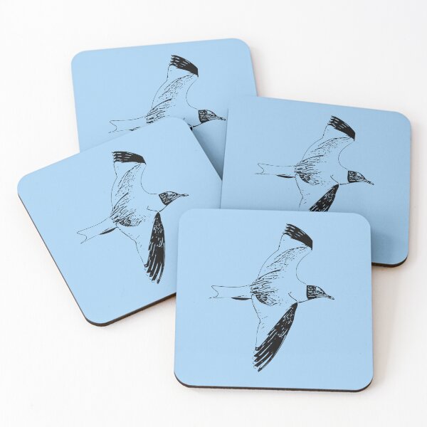 Item preview, Sabine's Gull Flying Black Design  designed and sold by designsasstultd.