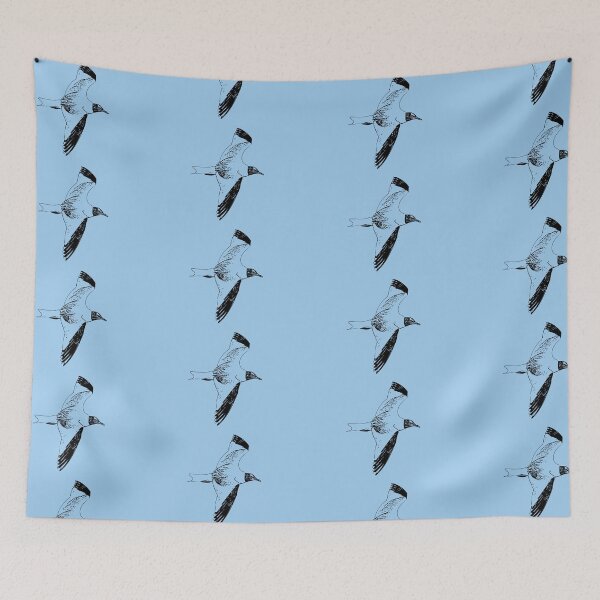 Item preview, Sabine's Gull Flying Black Design  designed and sold by designsasstultd.
