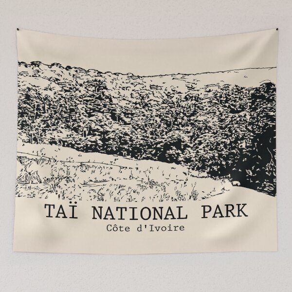 Item preview, Taï National Park - Côte d'Ivoire designed and sold by Lakeric Cityscapes.