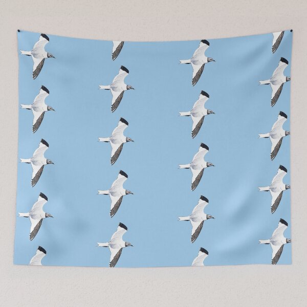 Item preview, Sabine's Gull Flying Black Alternate Design  designed and sold by designsasstultd.
