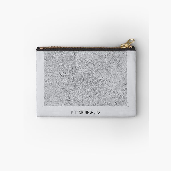 Item preview, Pittsburgh, PA 100K Topographical Map Grey designed and sold by PGHPhotoCo.