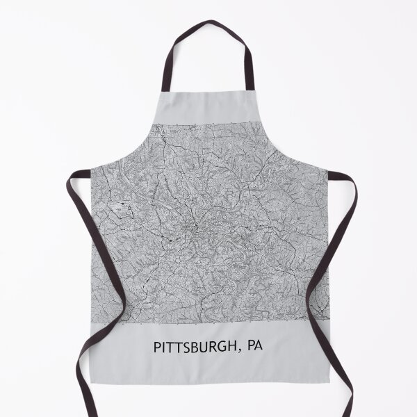 Item preview, Pittsburgh, PA 100K Topographical Map Grey designed and sold by PGHPhotoCo.