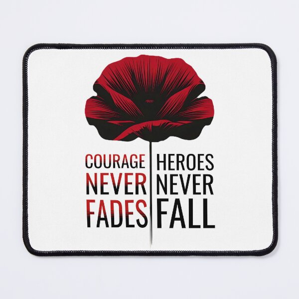 Item preview, Remembrance Day Memorial - Courage Never Fades, Heroes Never Fall designed and sold by WGBTee.