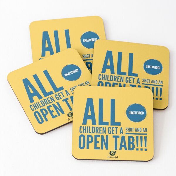 Item preview, Unattended Children/tab designed and sold by Hurdd.