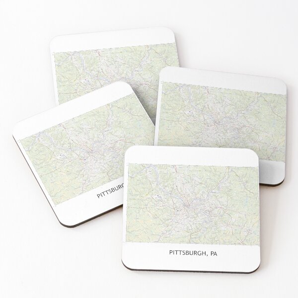 Item preview, Pittsburgh, PA 100K Topographical Map Clean designed and sold by PGHPhotoCo.