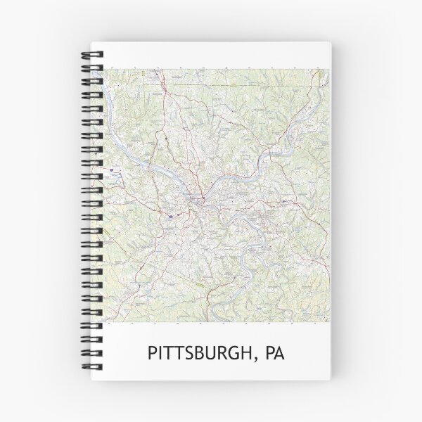 Item preview, Pittsburgh, PA 100K Topographical Map Clean designed and sold by PGHPhotoCo.