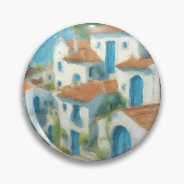 Item preview, Mountain Mediterranean Town designed and sold by Drawings Project.