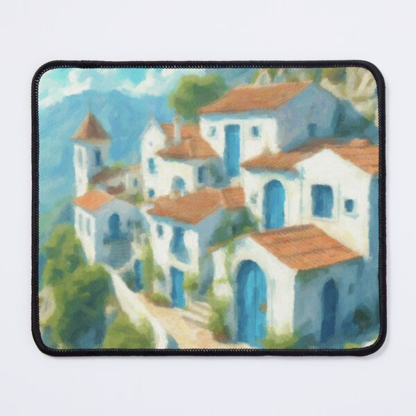 Item preview, Mountain Mediterranean Town designed and sold by Drawings Project.