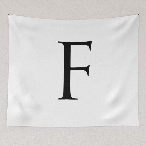 Item preview, Capital Letter F - Stylish Serif Font (Black) designed and sold by STUDIO-72.
