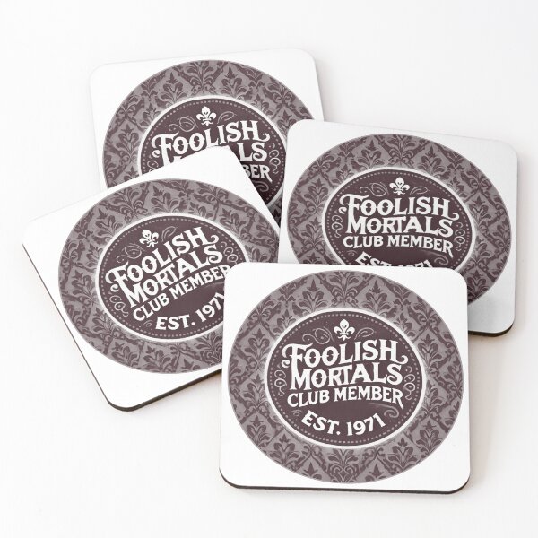 Item preview, Original Foolish Mortals Club Member - Boo Black & White  designed and sold by SuperCaliFabulous™.