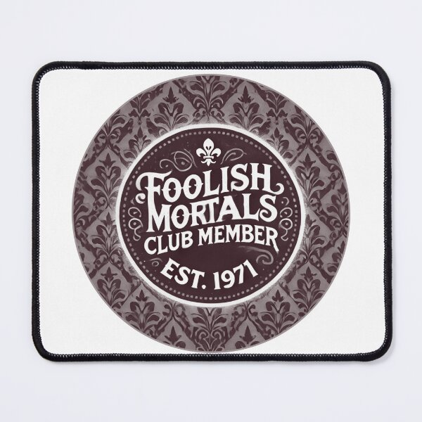 Item preview, Original Foolish Mortals Club Member - Boo Black & White designed and sold by SuperCaliFabulous™.