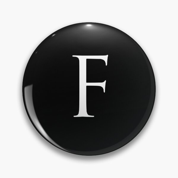Item preview, Capital Letter F - Stylish Serif Font (White) designed and sold by STUDIO-72.